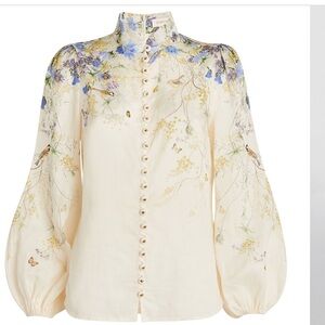 Zimmermann Size1 
Harmony buttoned printed blouse